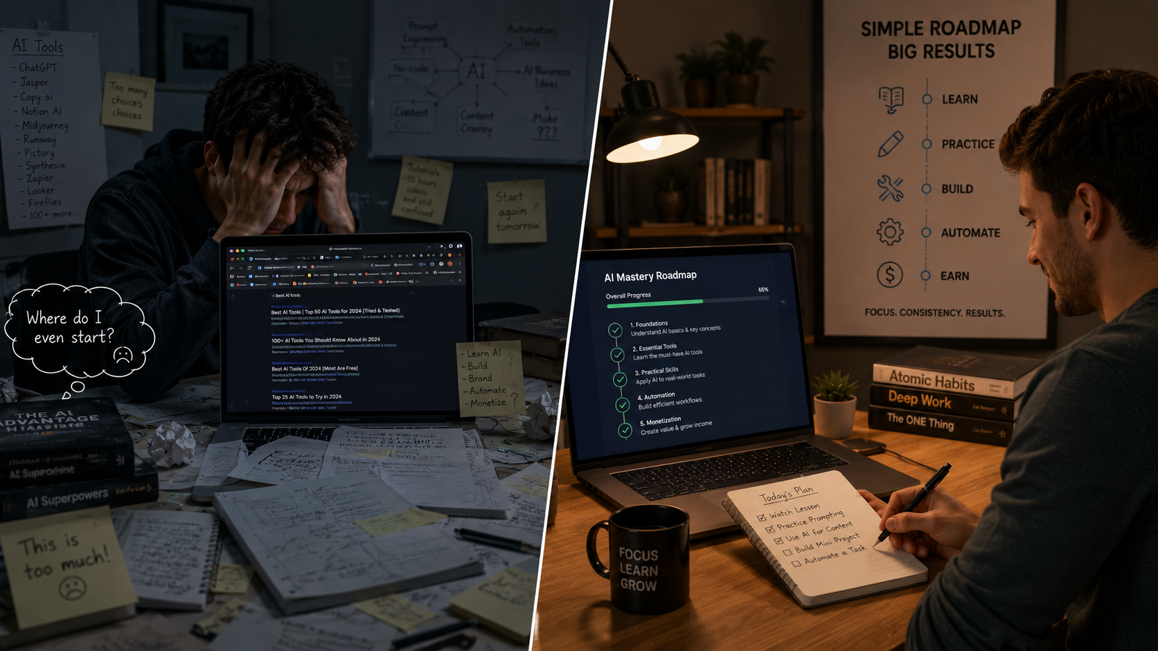 Why Some People Learn AI in 30 Days… While Others Stay Stuck for Years